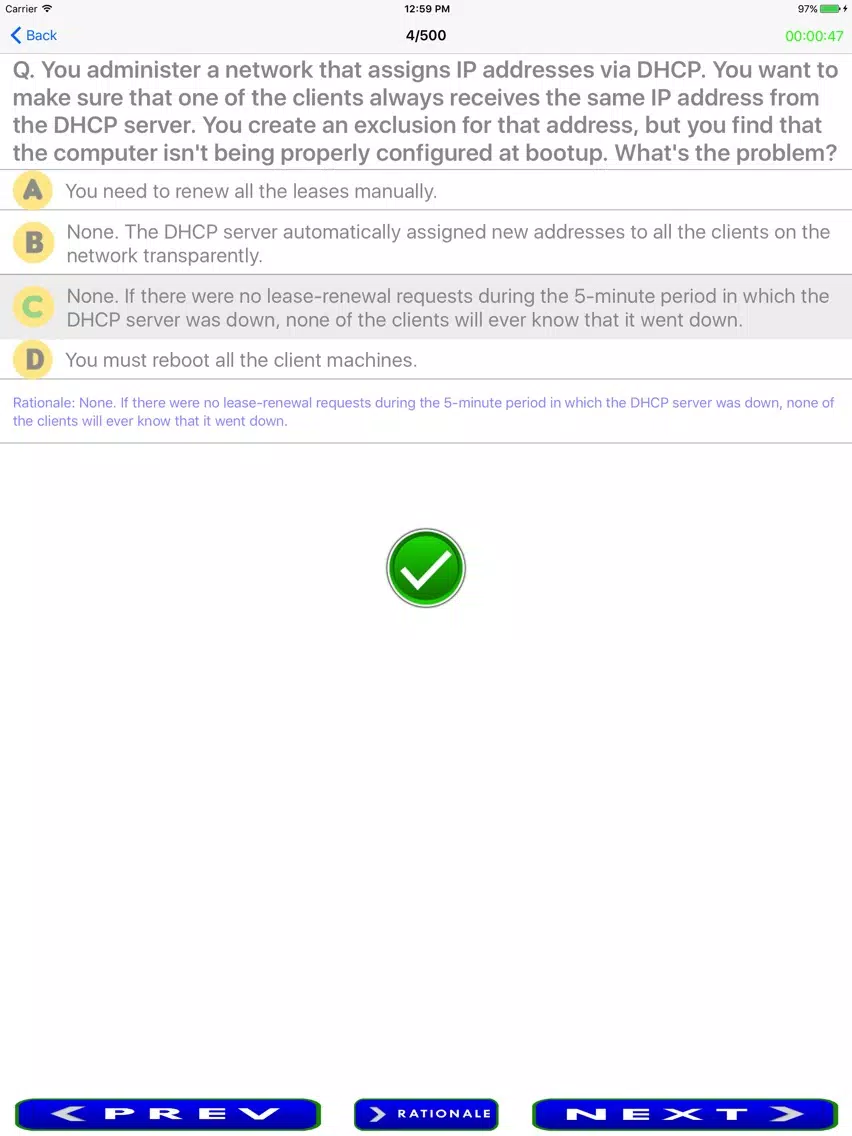 ภาพหน้าจอของ MCSA Exam Prep iPad 