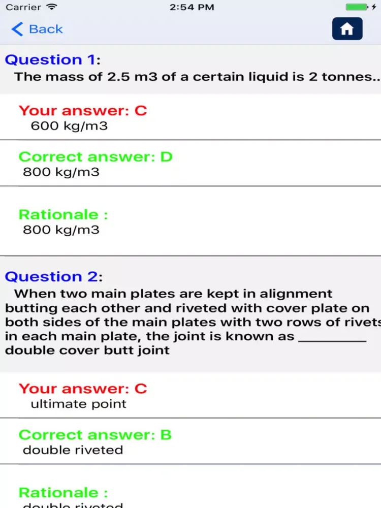 Mechanical Engineering Exam Prep iPad  Screenshots
