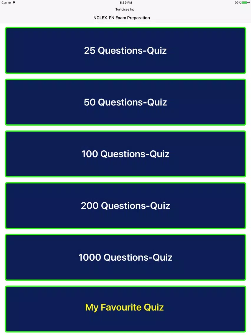 Captures d'écran de NCLEX-PN Exam Preparation iPad 