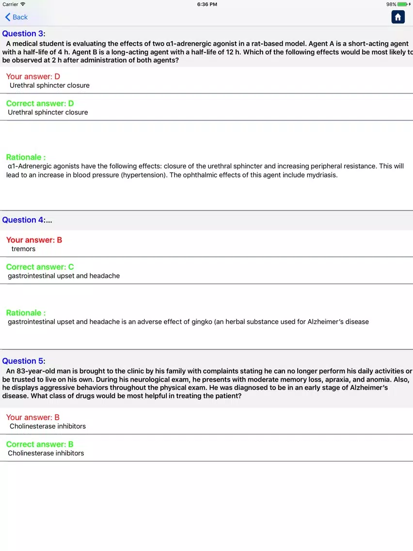 Captures d'écran de NCLEX-PN Exam Preparation iPad 