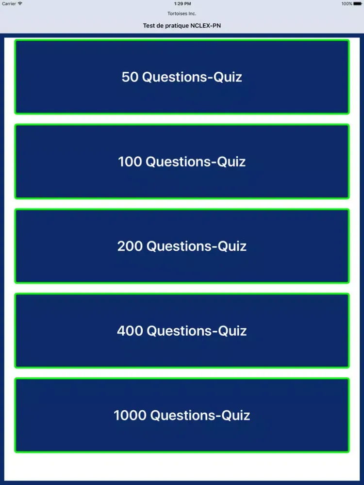 NCLEX-PN Practice Test iPad  سکرین شاٹس
