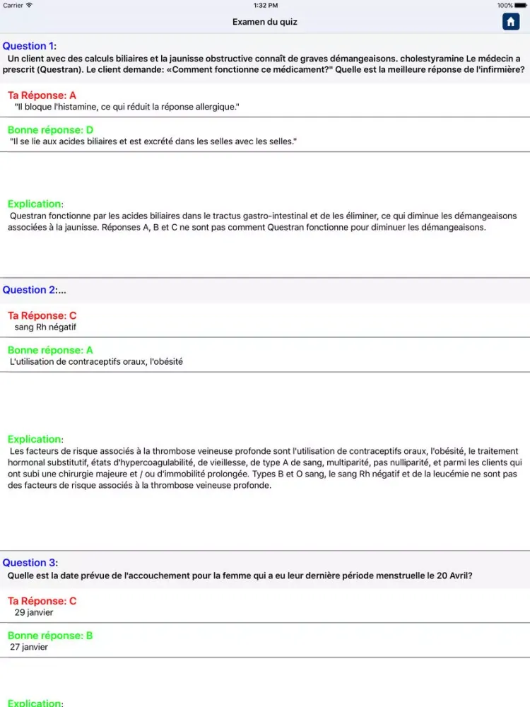 NCLEX-PN Practice Test iPad  سکرین شاٹس