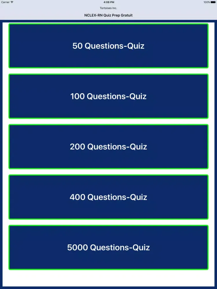 NCLEX-RN Quiz Prep Free iPad  スクリーンショット