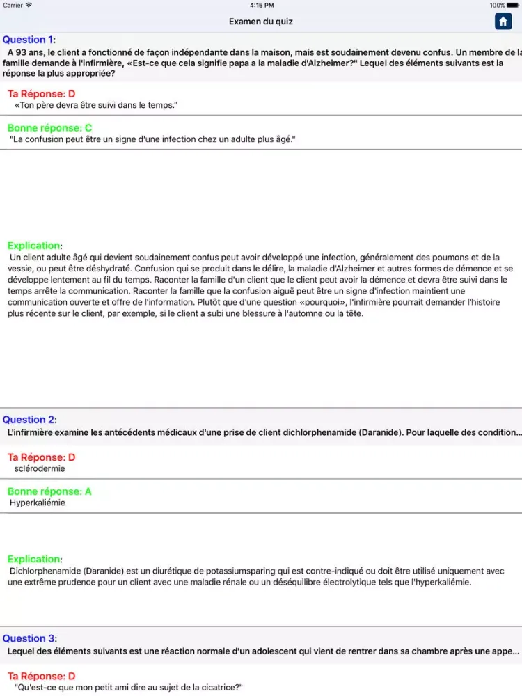 NCLEX-RN Quiz Prep Free iPad  スクリーンショット