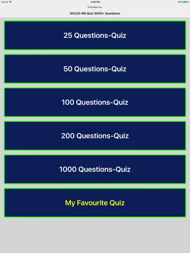 Captures d'écran de NCLEX-RN Quiz 5000 Questions iPad 