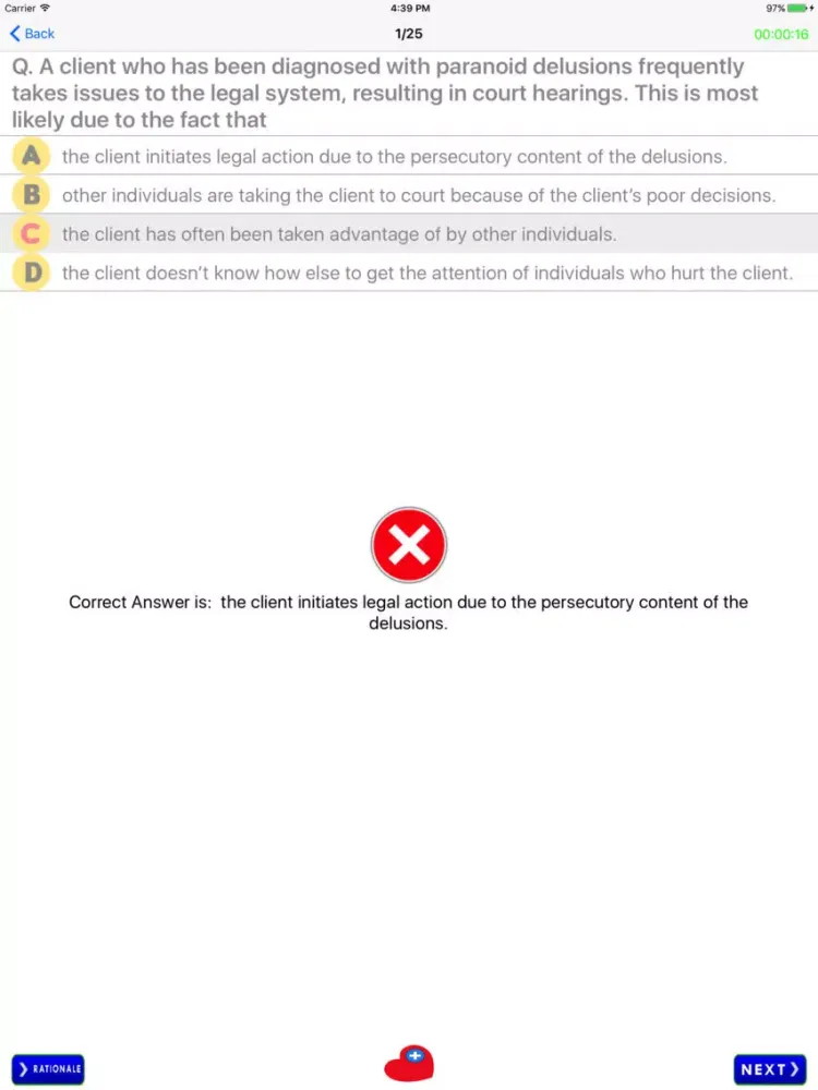 Captures d'écran de NCLEX-RN Quiz 5000 Questions iPad 