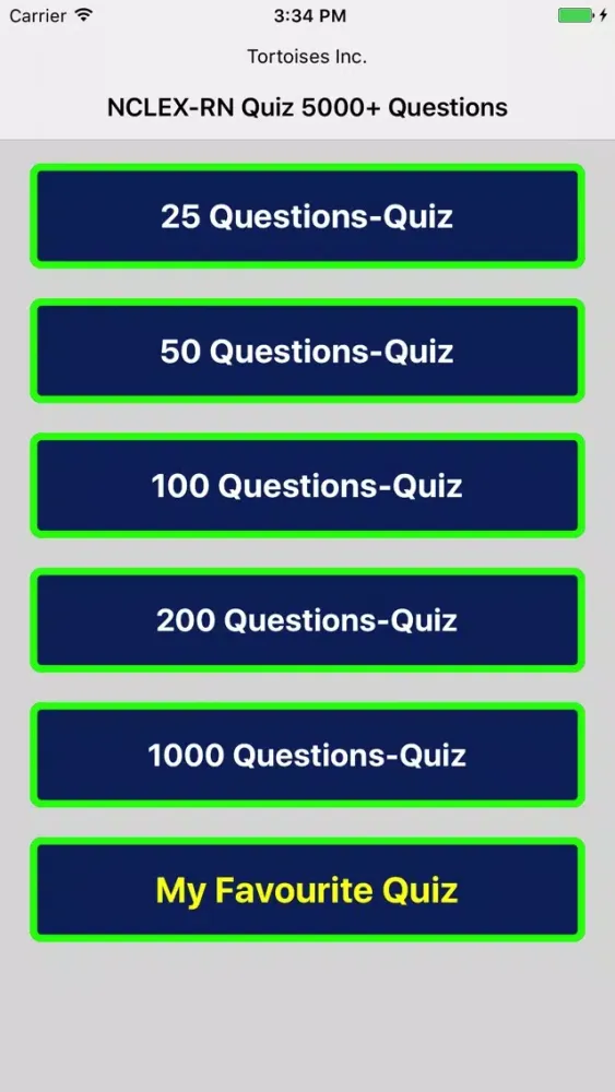 Captures d'écran de NCLEX-RN Quiz 5000 Questions