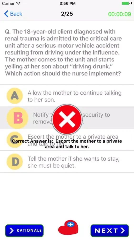 Captures d'écran de NCLEX-RN Quiz 5000 Questions