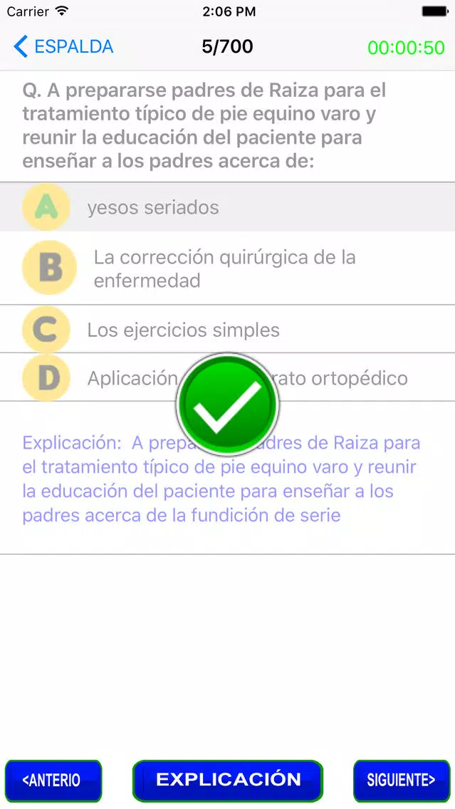 Capturas de pantalla de Examen de Enfermería Pediátrica