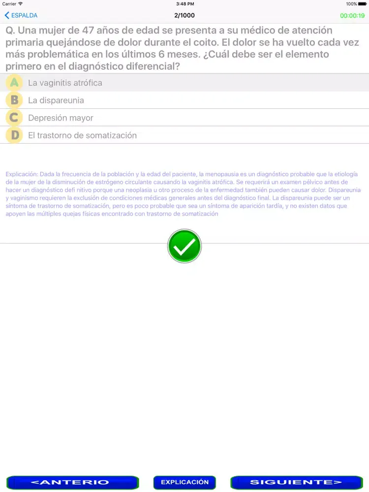 تصاویر Preguntas de Psiquiatria iPad 