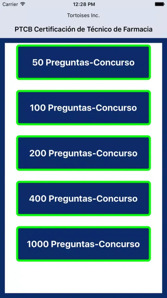 Ảnh chụp màn hình của PTCB Certificación de Técnico de Farmacia
