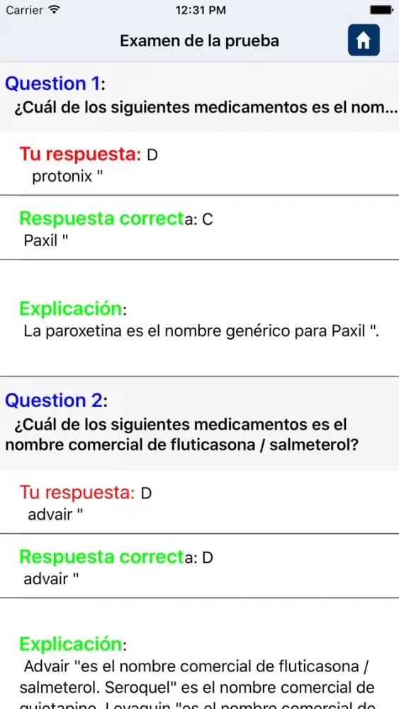 Ảnh chụp màn hình của PTCB Certificación de Técnico de Farmacia