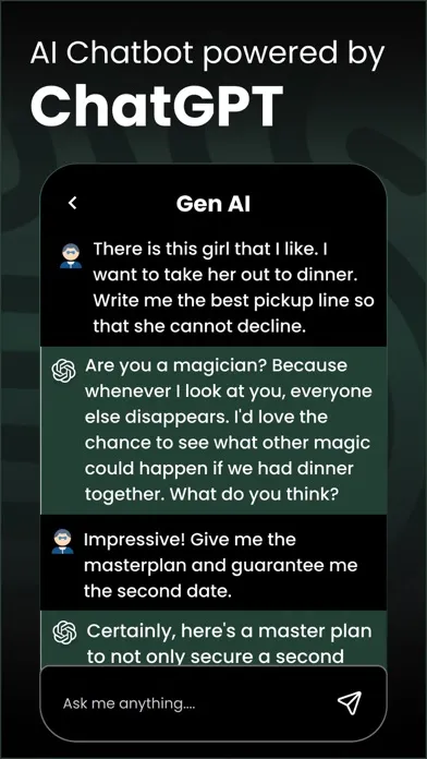 Capturas de pantalla de GenAI - AI Chatbot