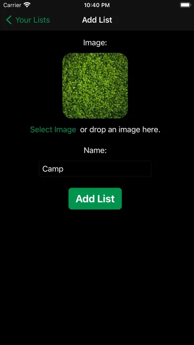 Скриншоты Lists Manager