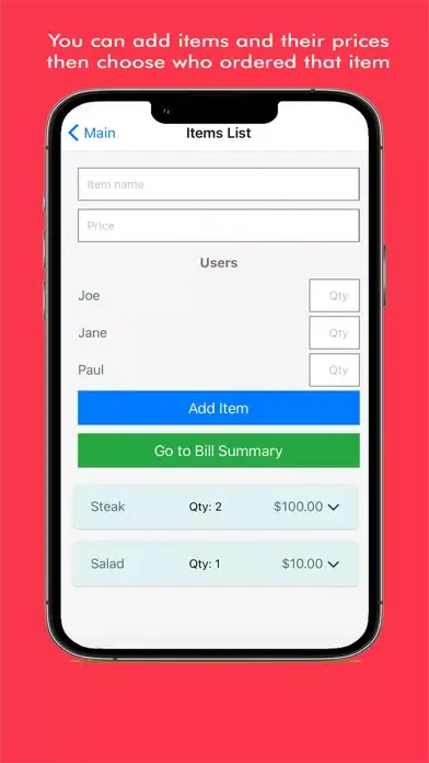 Split Your Bills Screenshots