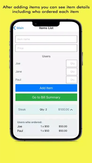 Split Your Bills Screenshots