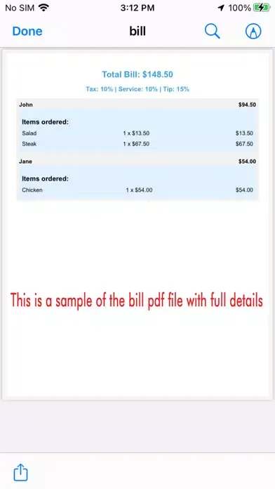 Split Your Bills Screenshots