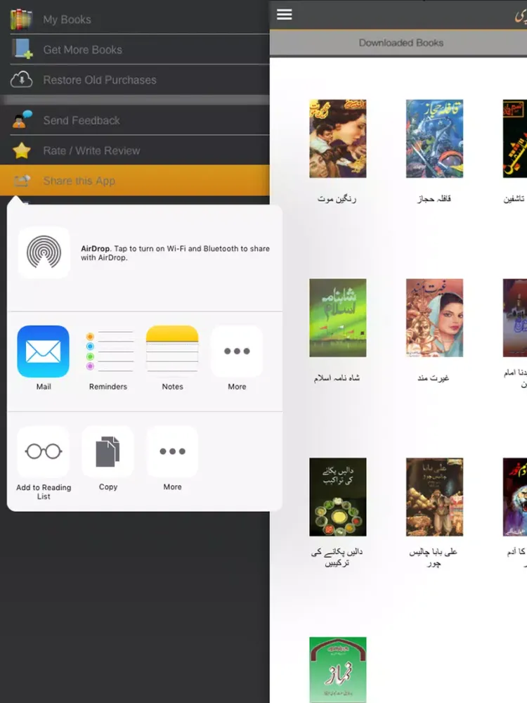 صور Library Of Urdu Books iPad 