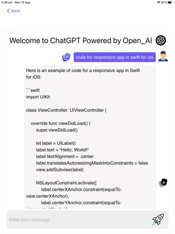 AI Chatbot Chat Assistant iPad  Screenshots