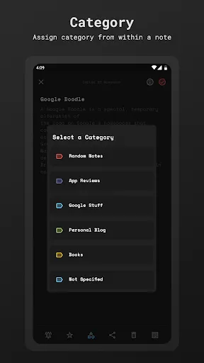 Captures d'écran de Scrittor -  A simple note app 