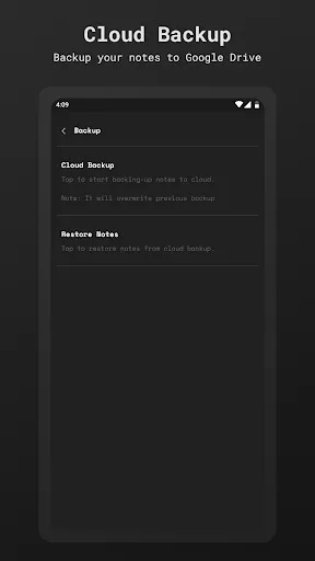 Captures d'écran de Scrittor -  A simple note app 