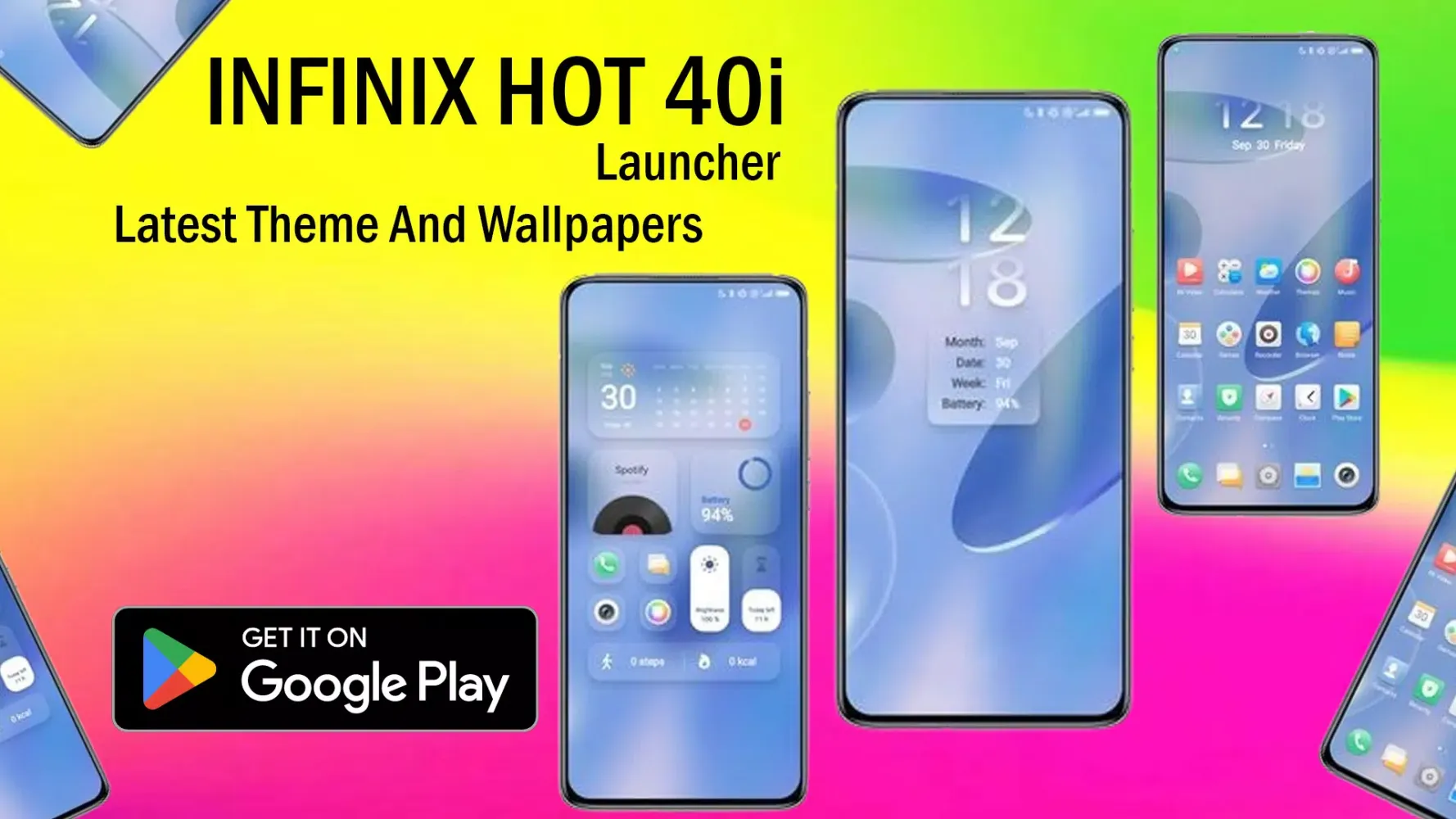 Скриншоты Launcher INFINIX HOT 40i Theme