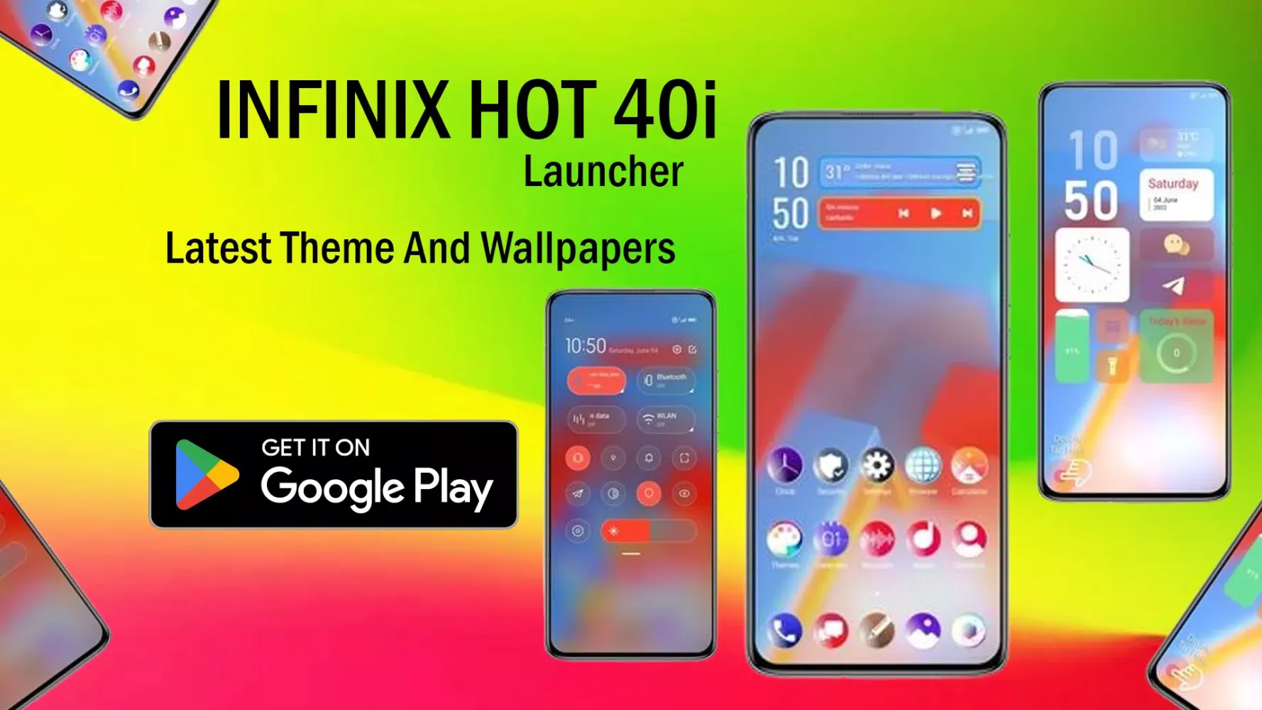 Скриншоты Launcher INFINIX HOT 40i Theme