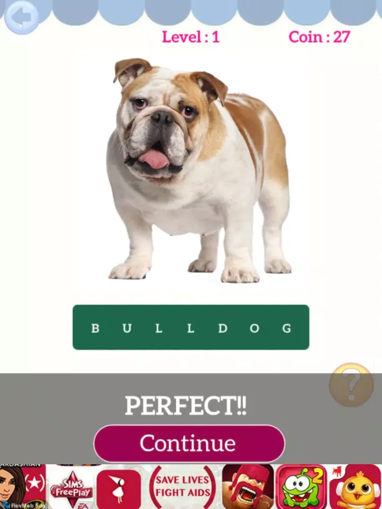 Captures d'écran de Guess Puppy: Reveal Your Favourite Puppies Breed iPad 