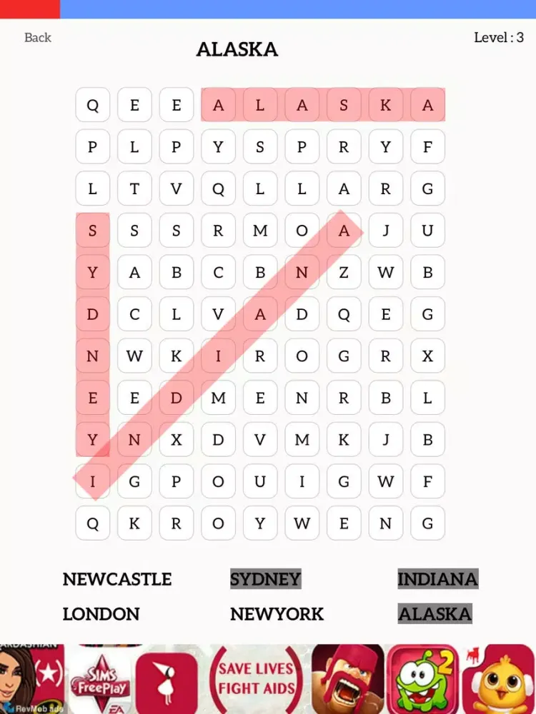 تصاویر Word Search Puzzle Crack: Brain Storm Word Games With Friend iPad 