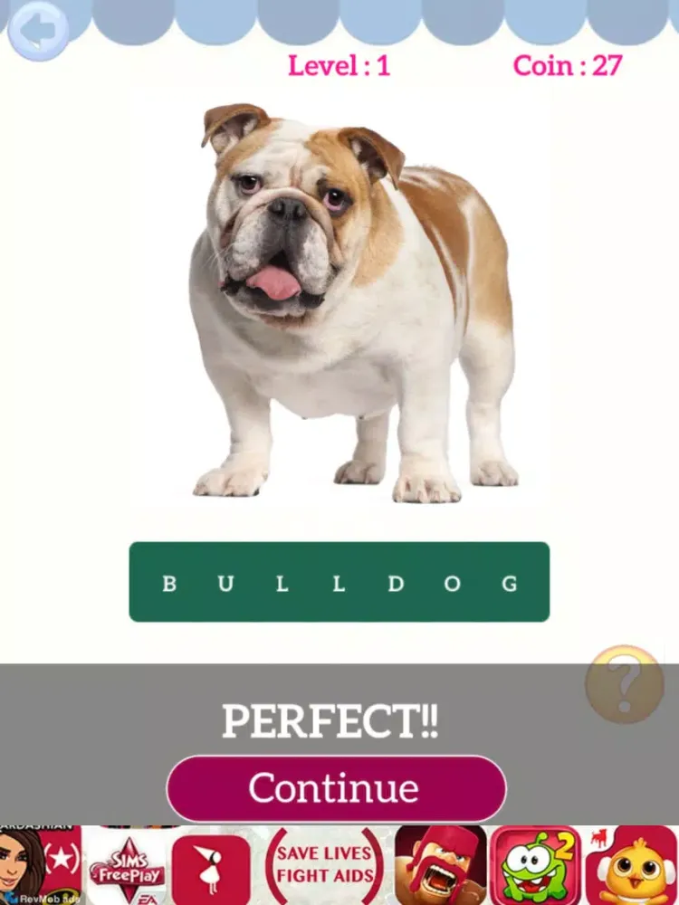 Capturas de tela do Puppy Guess:Predict And Reveal Your Favourite Puppies Breed iPad 