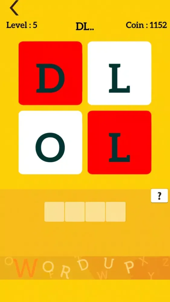 Four 4 Letters Word Brain: A Words Search Game With Friends স্ক্রিনশট