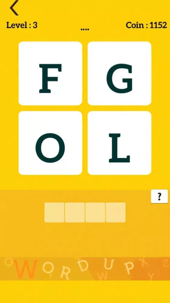 Four 4 Letters Word Brain: A Words Search Game With Friends স্ক্রিনশট
