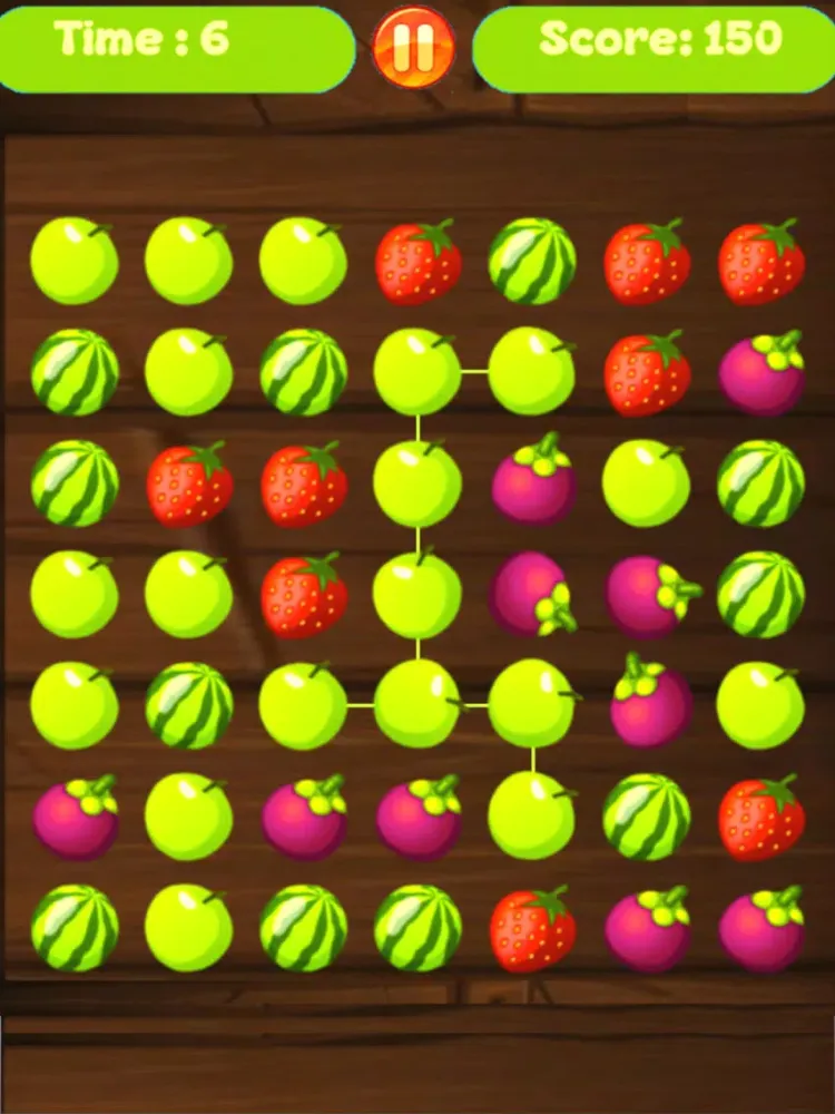 Fruit Splash Connect: A farm fruits crush mania iPad  スクリーンショット