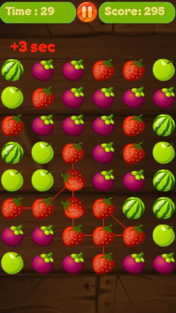 Fruit Splash Connect: A farm fruits crush mania スクリーンショット