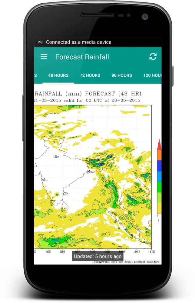 Capturas de pantalla de India Satellite Weather