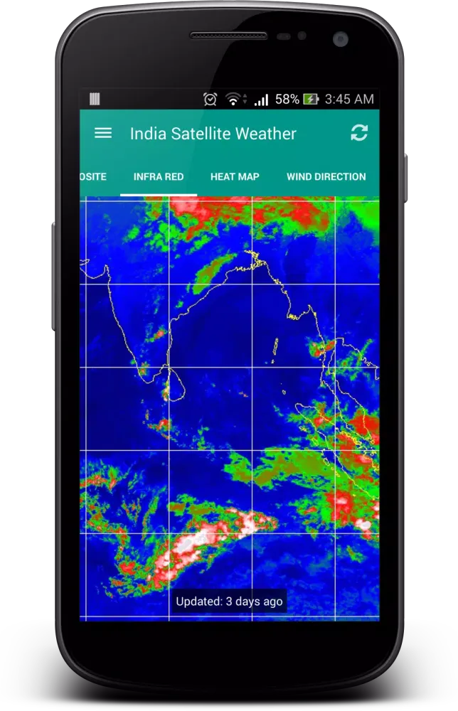 Capturas de pantalla de India Satellite Weather