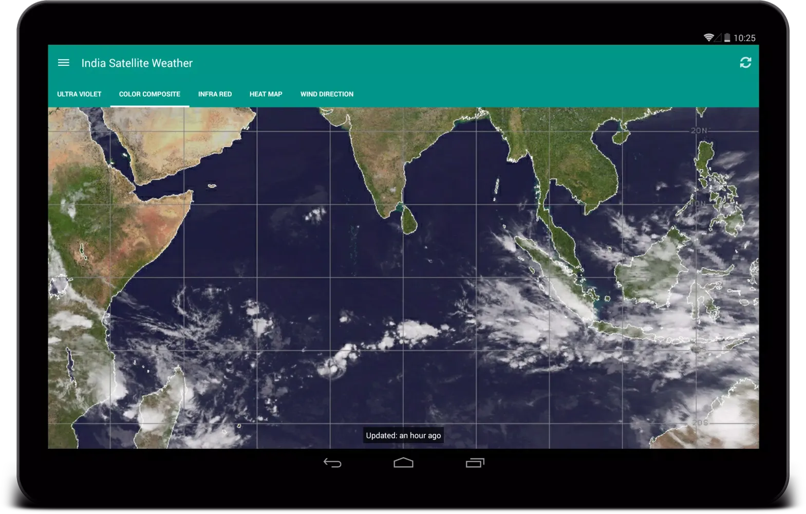 Capturas de pantalla de India Satellite Weather