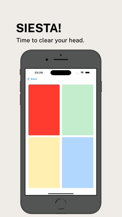 Capturas de tela do Siesta - Mindfulness Game