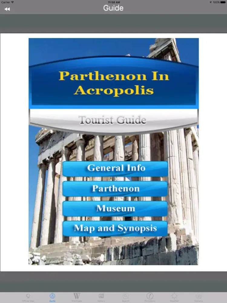 صور Acropolis & Parthenon Athens Tourist Travel Guide iPad 