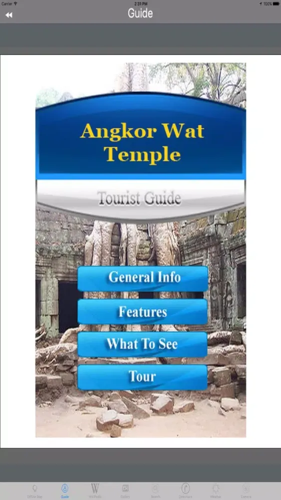 Angkor Wat Cambodia Tourist Travel Guide應用截圖
