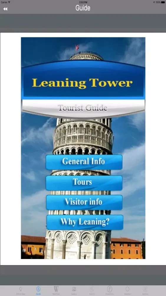 Leaning Tower of Pisa, Italy Tourist Guide Screenshots