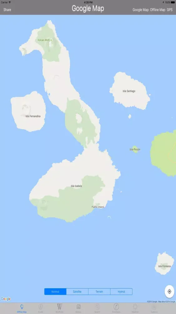 Tangkapan skrin Galapagos Islands Ecuador Tourist Travel Guide