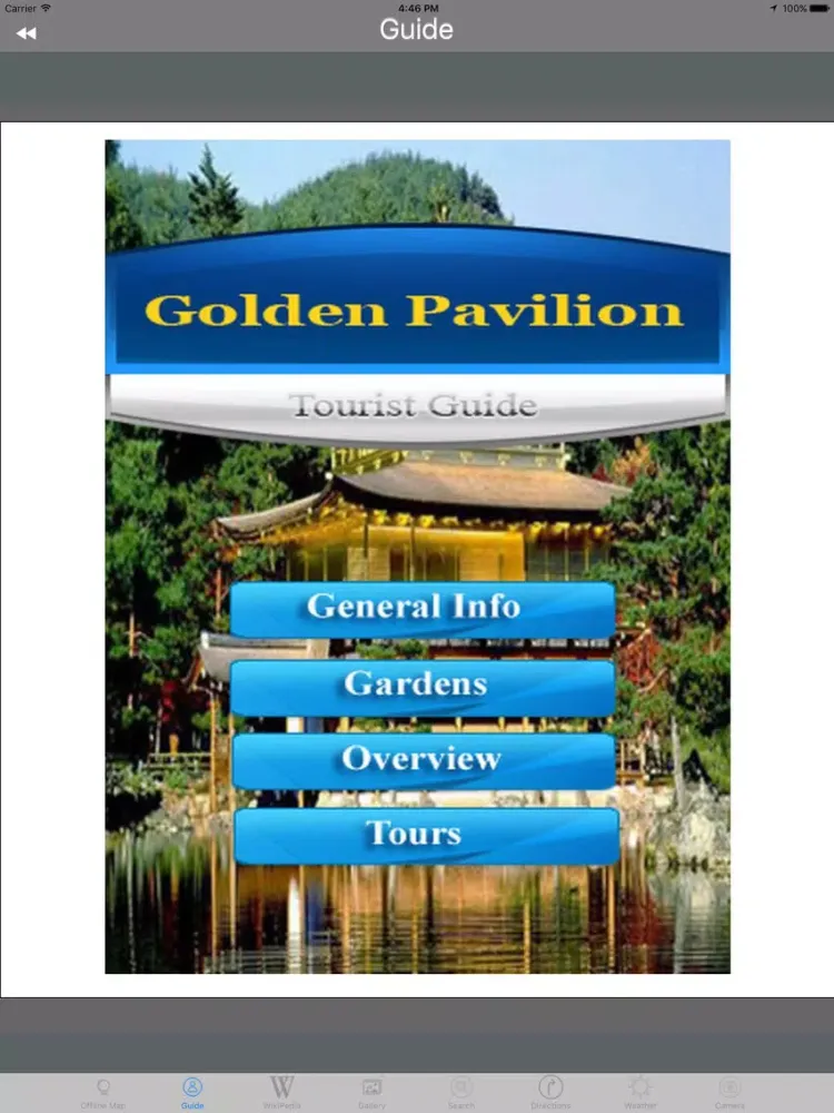 تصاویر Golden Pavilion Temple Japan Tourist Travel Guide iPad 