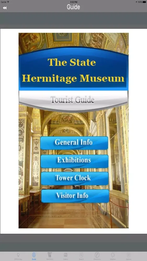 Capturas de tela do The State Hermitage Museum Tourist Guide