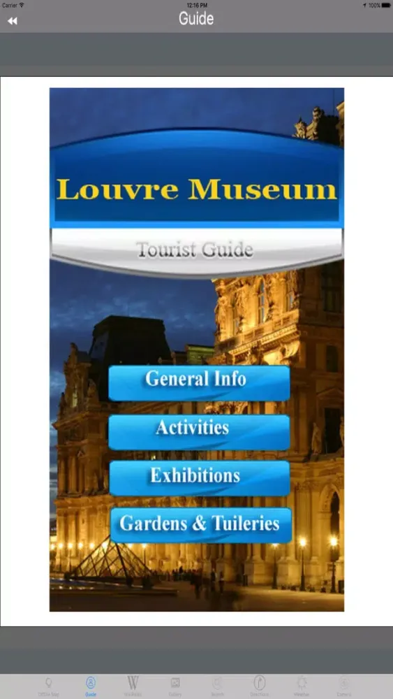 Louvre Museum Paris France Tourist Travel Guide 스크린샷