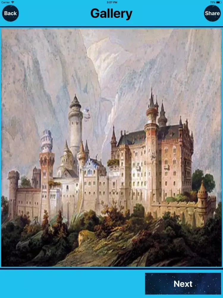 Ảnh chụp màn hình của Neuschwanstein Castle Germany iPad 