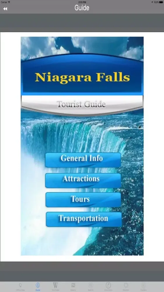 Capturas de pantalla de Niagara Falls Tourist Travel Guides