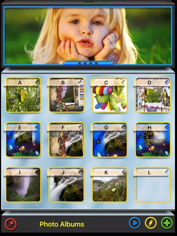 Photo locker ( Albums & Gallery ) iPad  سکرین شاٹس