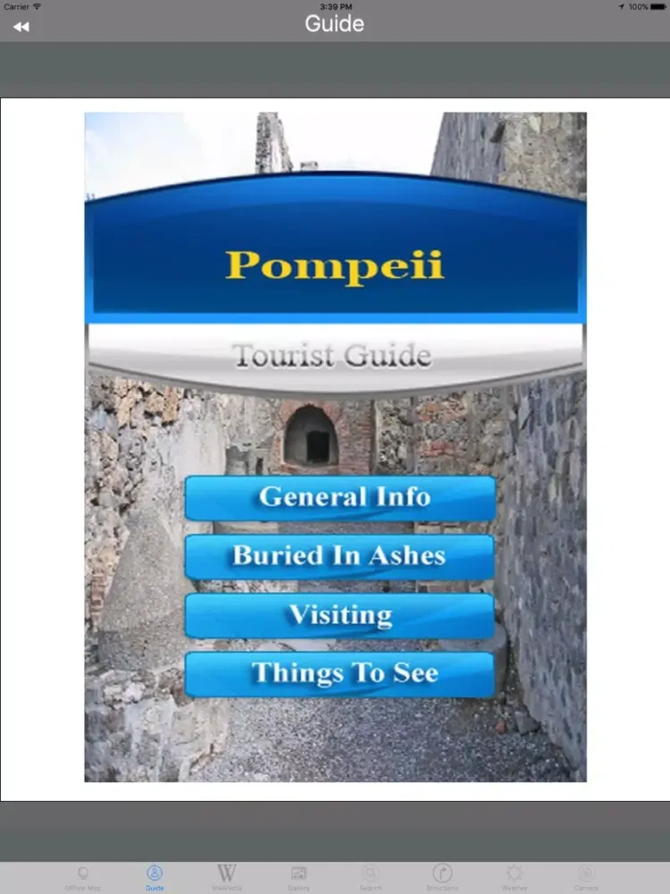 Скриншоты Pompeii - Italy Tourist Guide iPad 