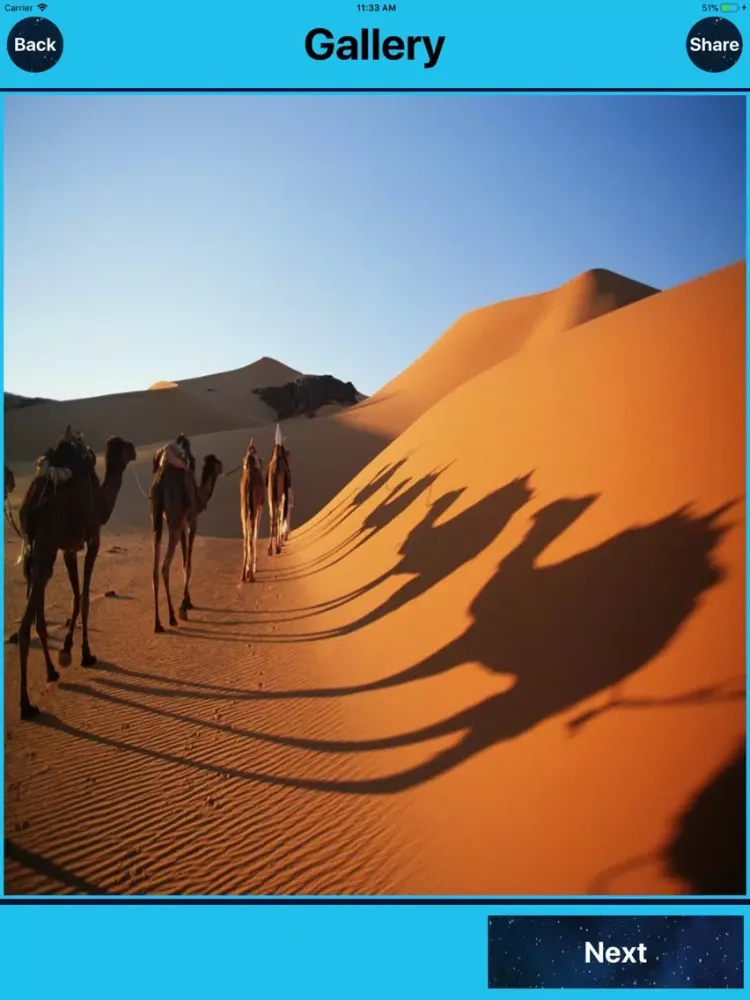 Sahara Desert Offline Map iPad 應用截圖